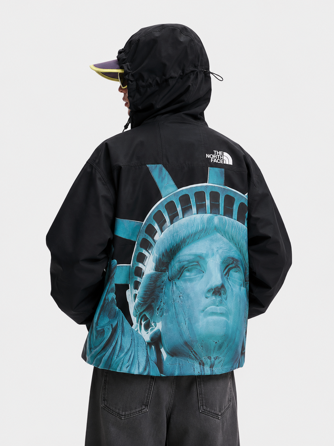 Women's Jacket - Vintage Liberty Print Hooded Windbreaker