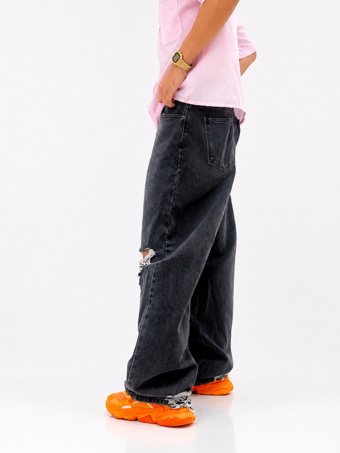 Midnight Riot Distressed Denim