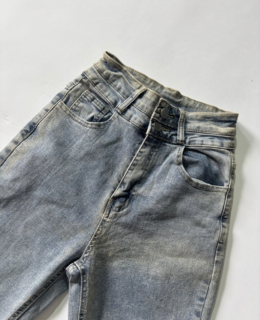 Women's Jeans Light Wash Flared Denim