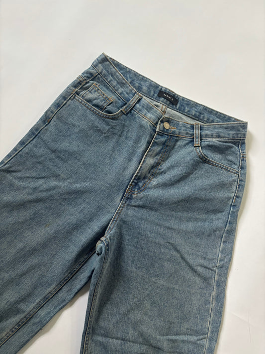 Women's Jeans Light Wash Wide-Leg