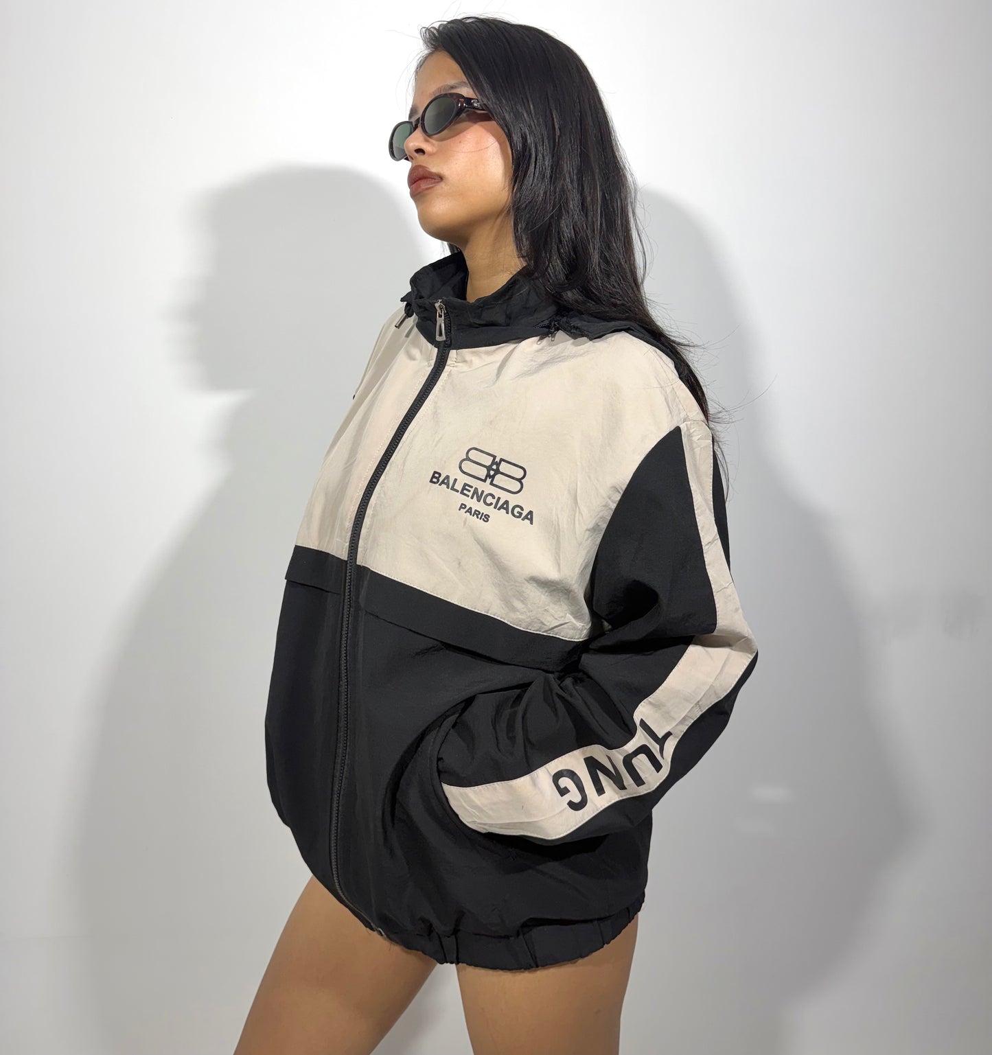 Unisex Jacket Branded Colorblock Windbreaker Jacket