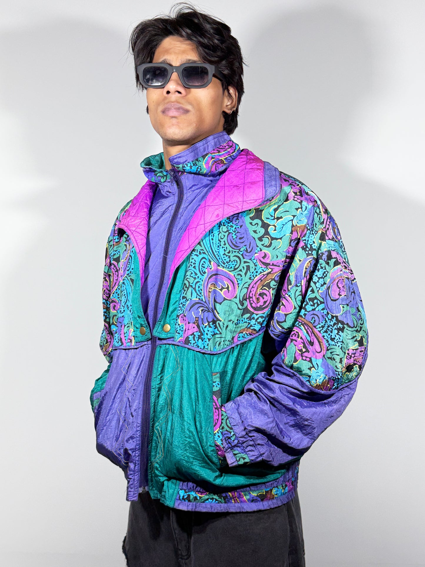Men's Jacket Printed Vintage