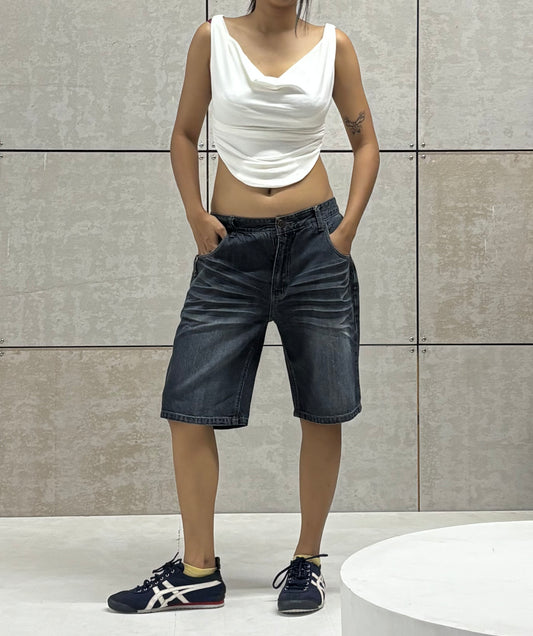 Unisex Jorts Vintage Wash
