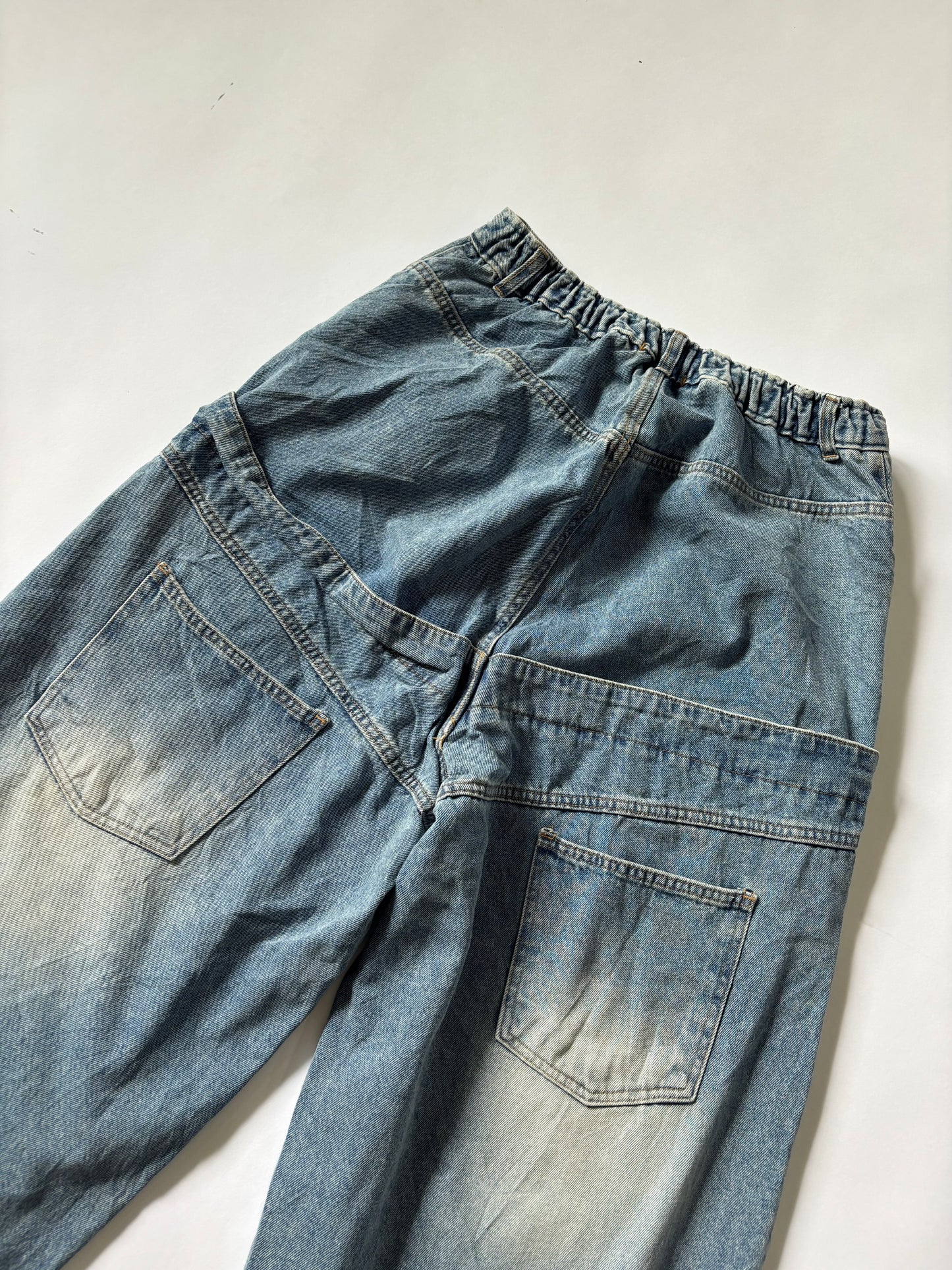 Women's Jeans Panel Wide-Leg