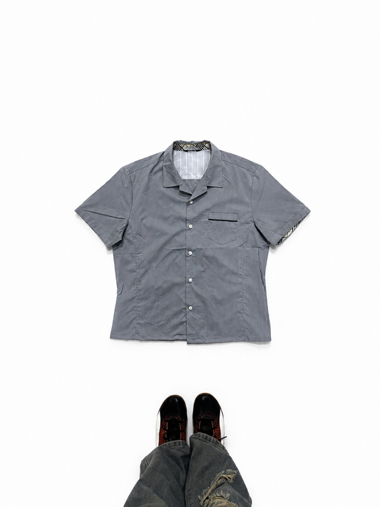 Men's Shirt Powder Blue Short Sleeve Casual