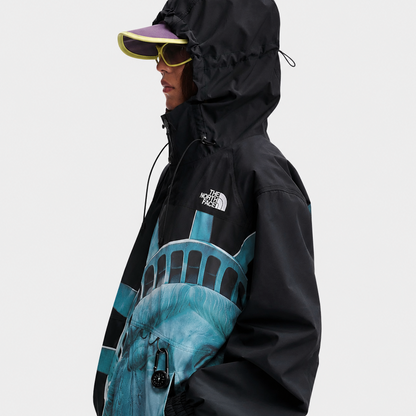 Women's Jacket - Vintage Liberty Print Hooded Windbreaker