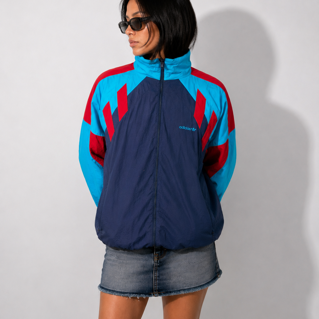 Women's Jacket Y2K Retro Colorblock Windbreaker