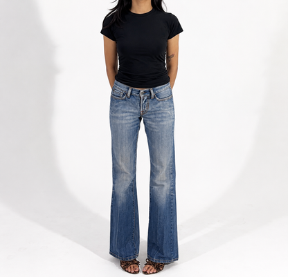 Light Wash Low Rise Bootcut Women's Jeans
