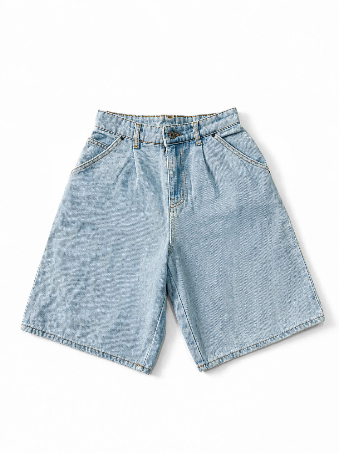 Light Wash Baggy Unisex Jort