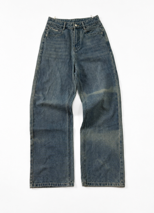 Women's Jeans Straight Leg Light Wash