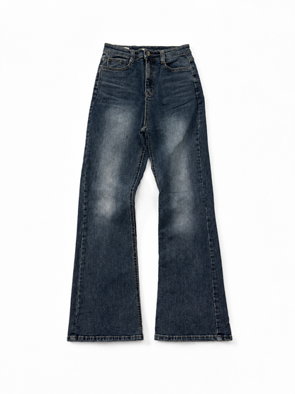 Vintage Wash Flared Women's Jeans