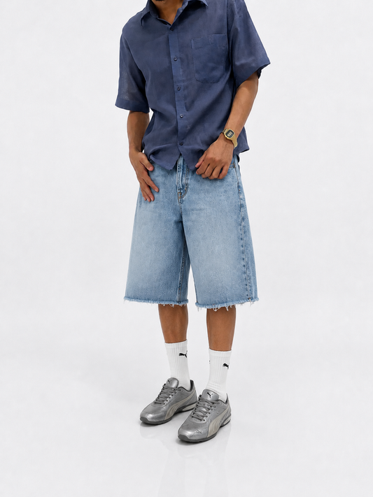 Men's Jorts Baggy Glacier Wash