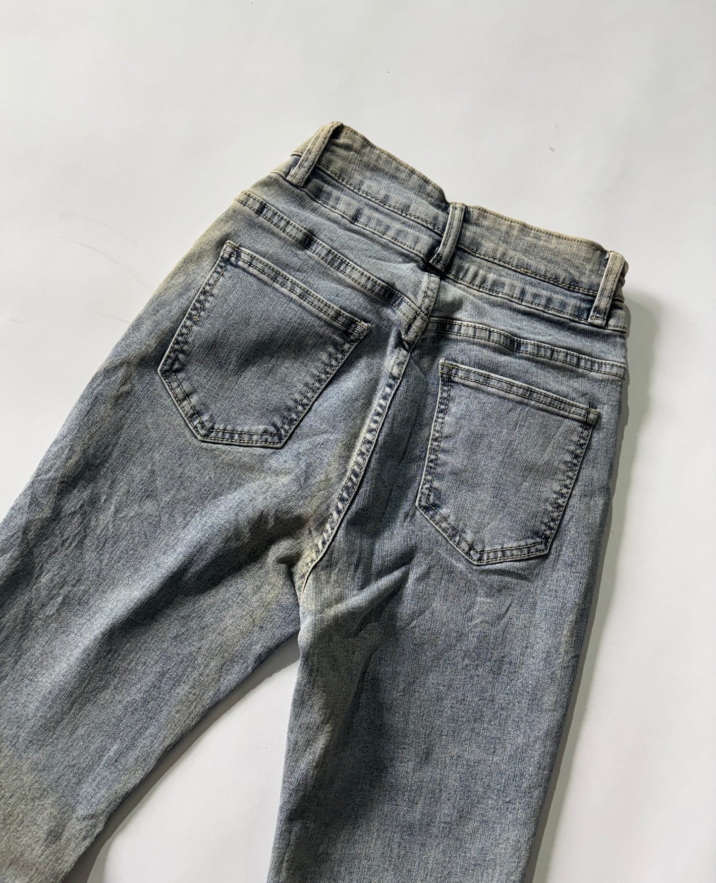 Women's Jeans Light Wash Flared Denim