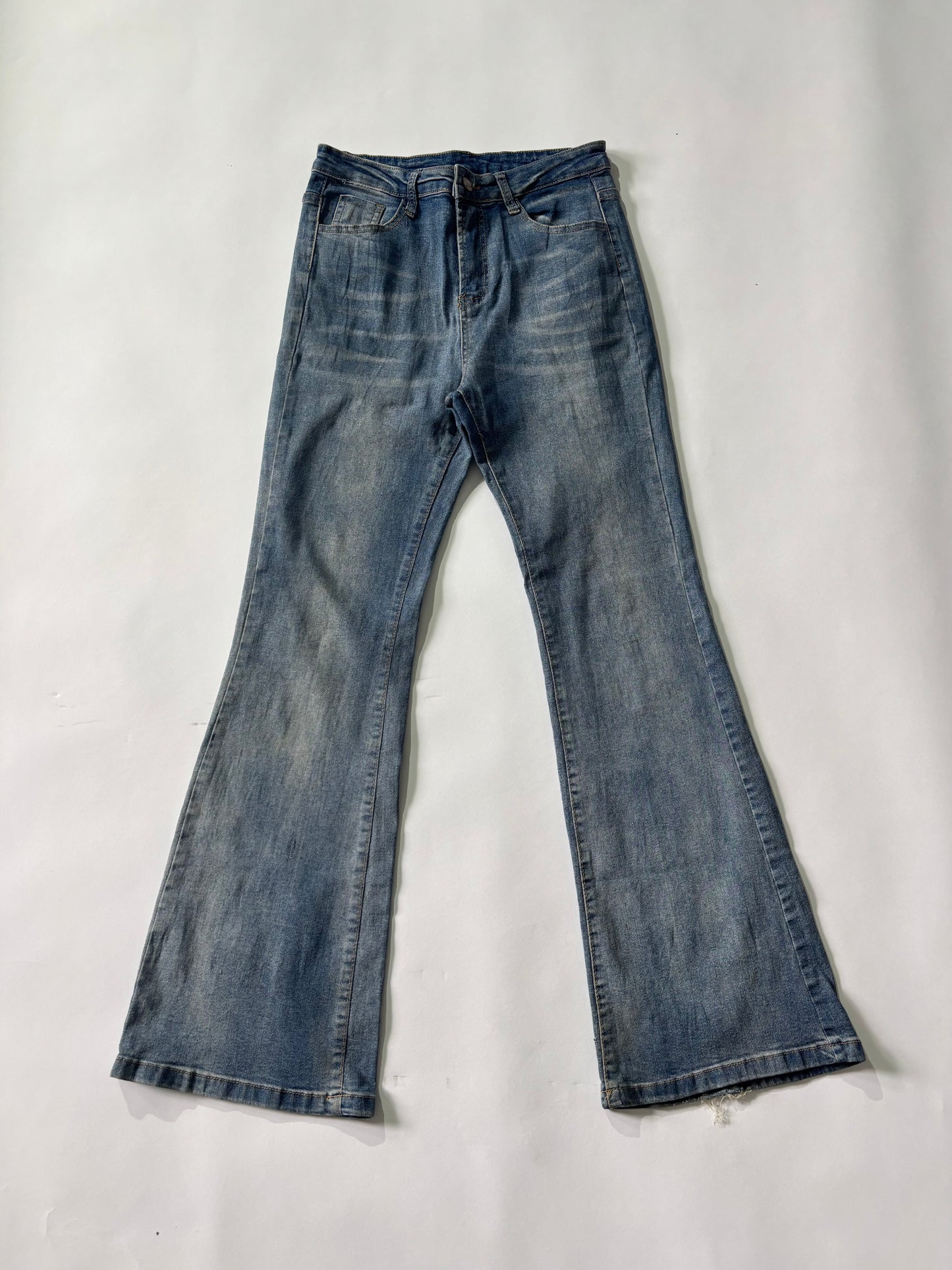 Women's Jeans Light Wash Flared