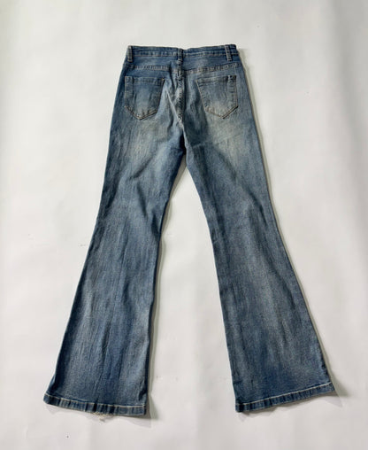 Women's Jeans Light Wash Flared