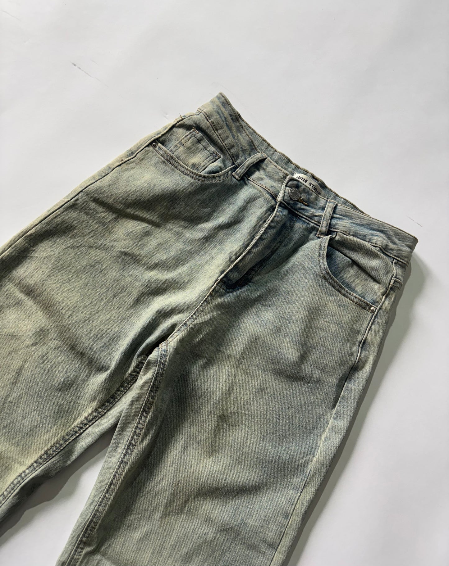 Women's Jeans vintage Wash Straight-Leg
