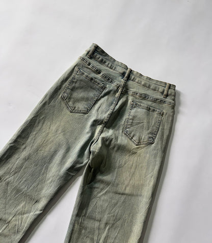 Women's Jeans vintage Wash Straight-Leg