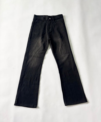 Women's Jeans Black Straight-Leg