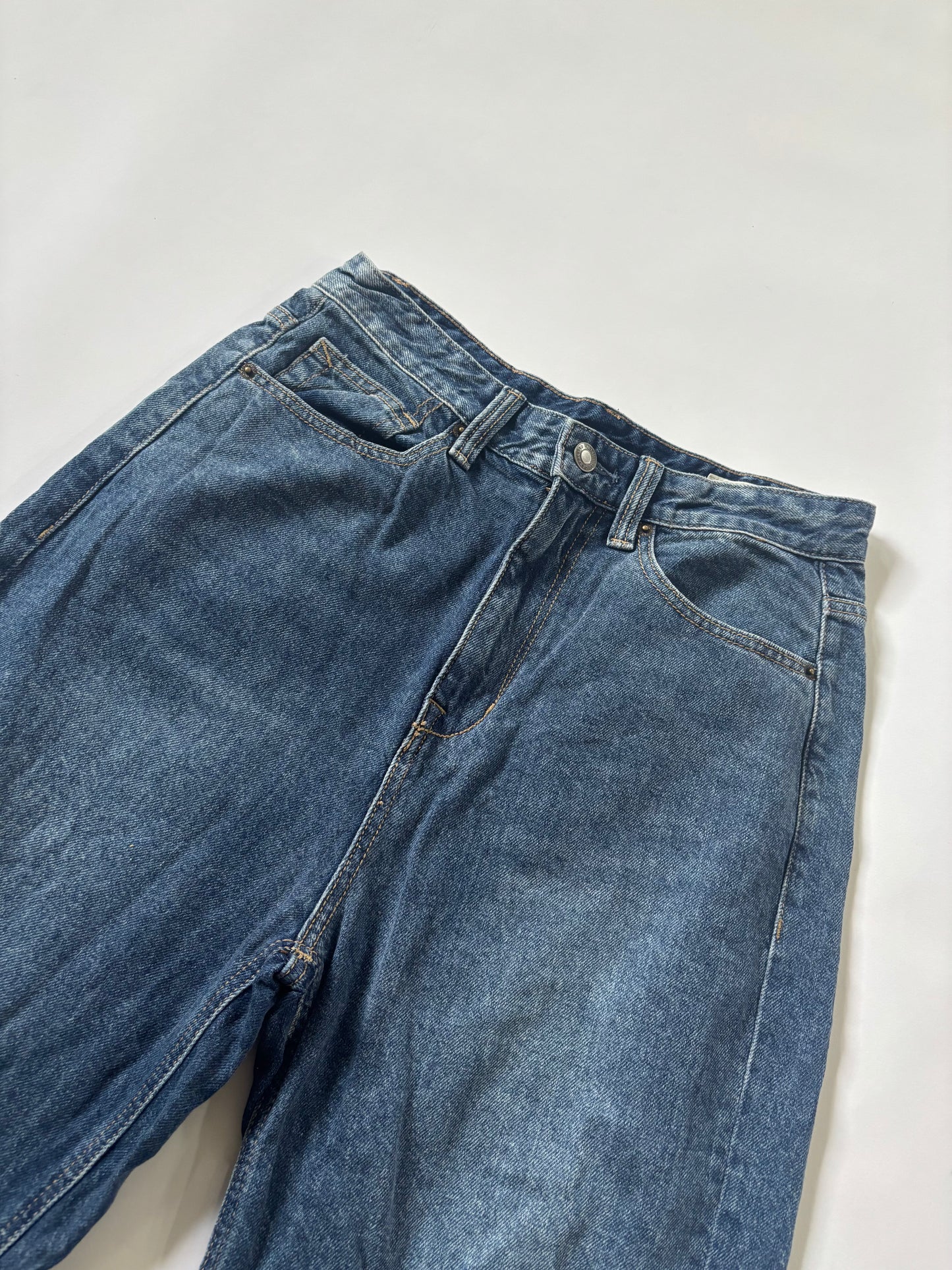 Women's Jeans Distressed Wide-Leg
