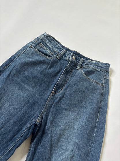 Women's Jeans Distressed Wide-Leg