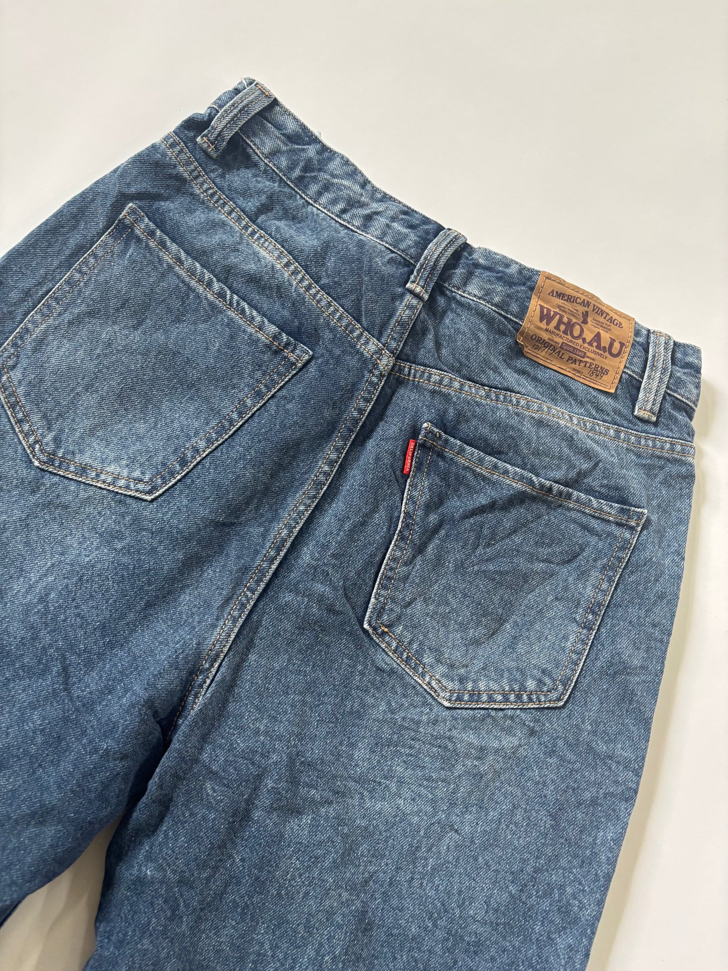 Women's Jeans Distressed Wide-Leg