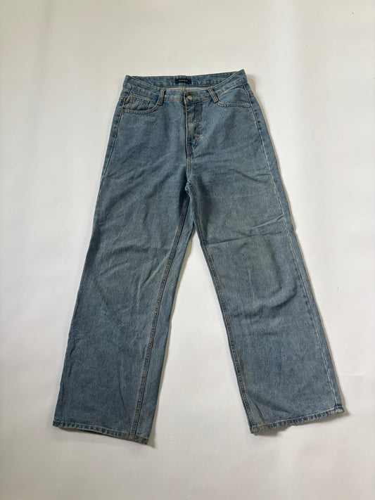 Women's Jeans Light Wash Wide-Leg