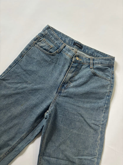 Women's Jeans Light Wash Wide-Leg