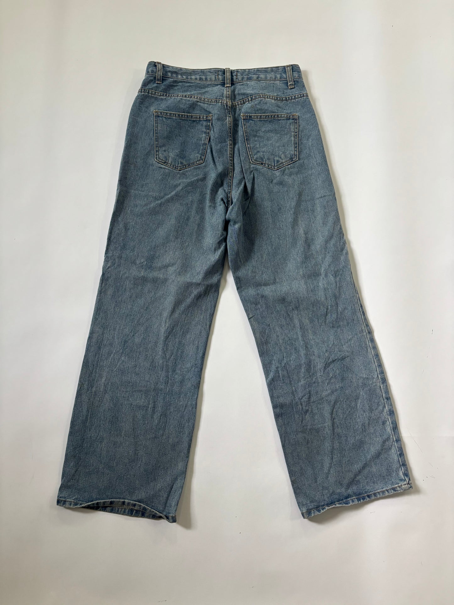 Women's Jeans Light Wash Wide-Leg