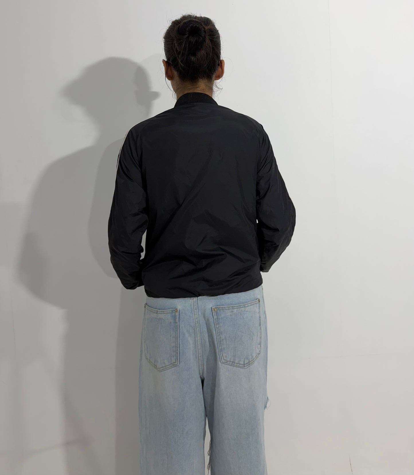 Black Stripe Track Unisex Jacket