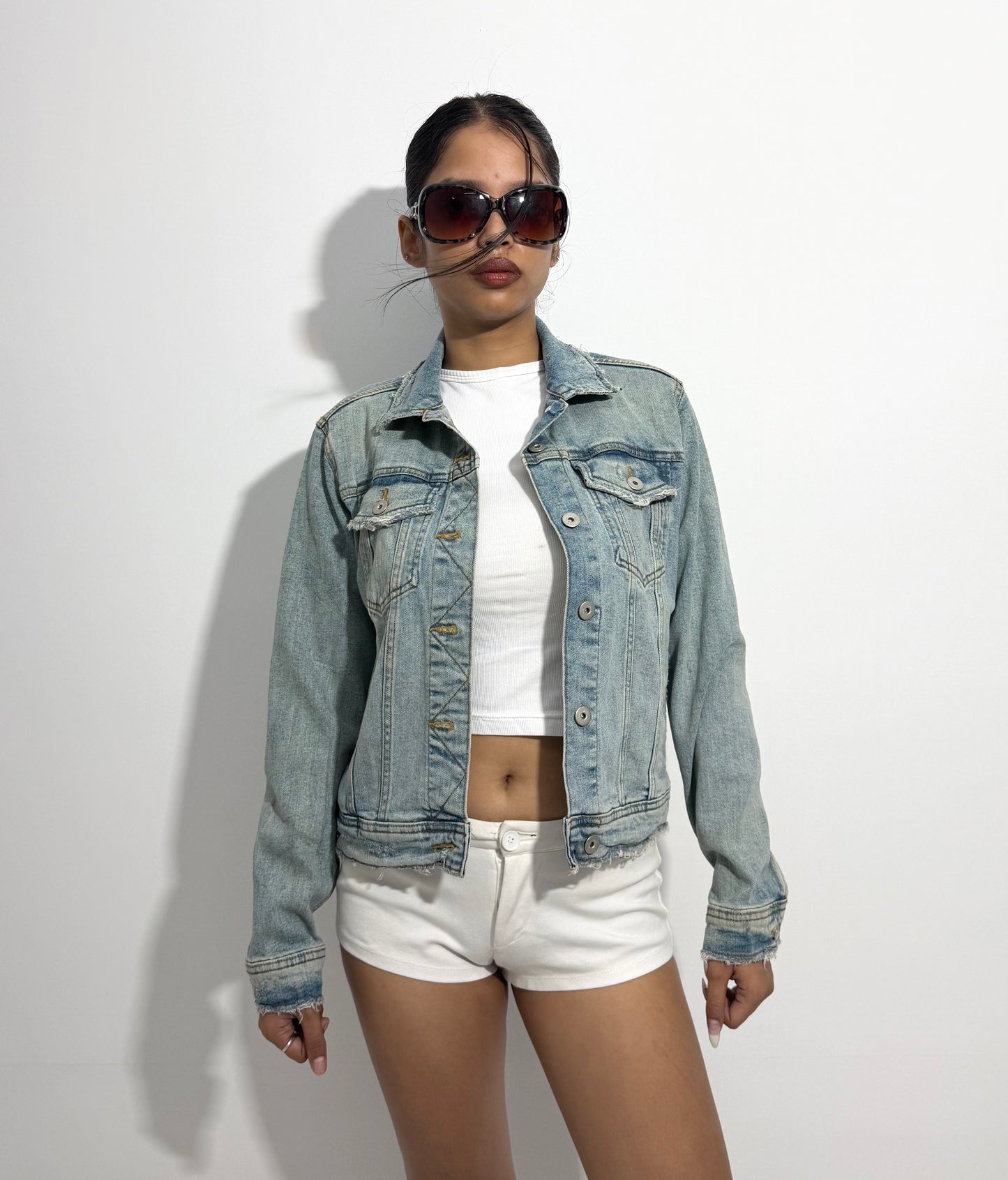 Women's Jacket Light Wash Classic Denim