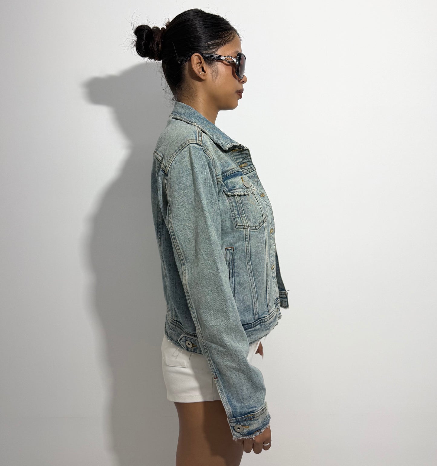 Women's Jacket Light Wash Classic Denim