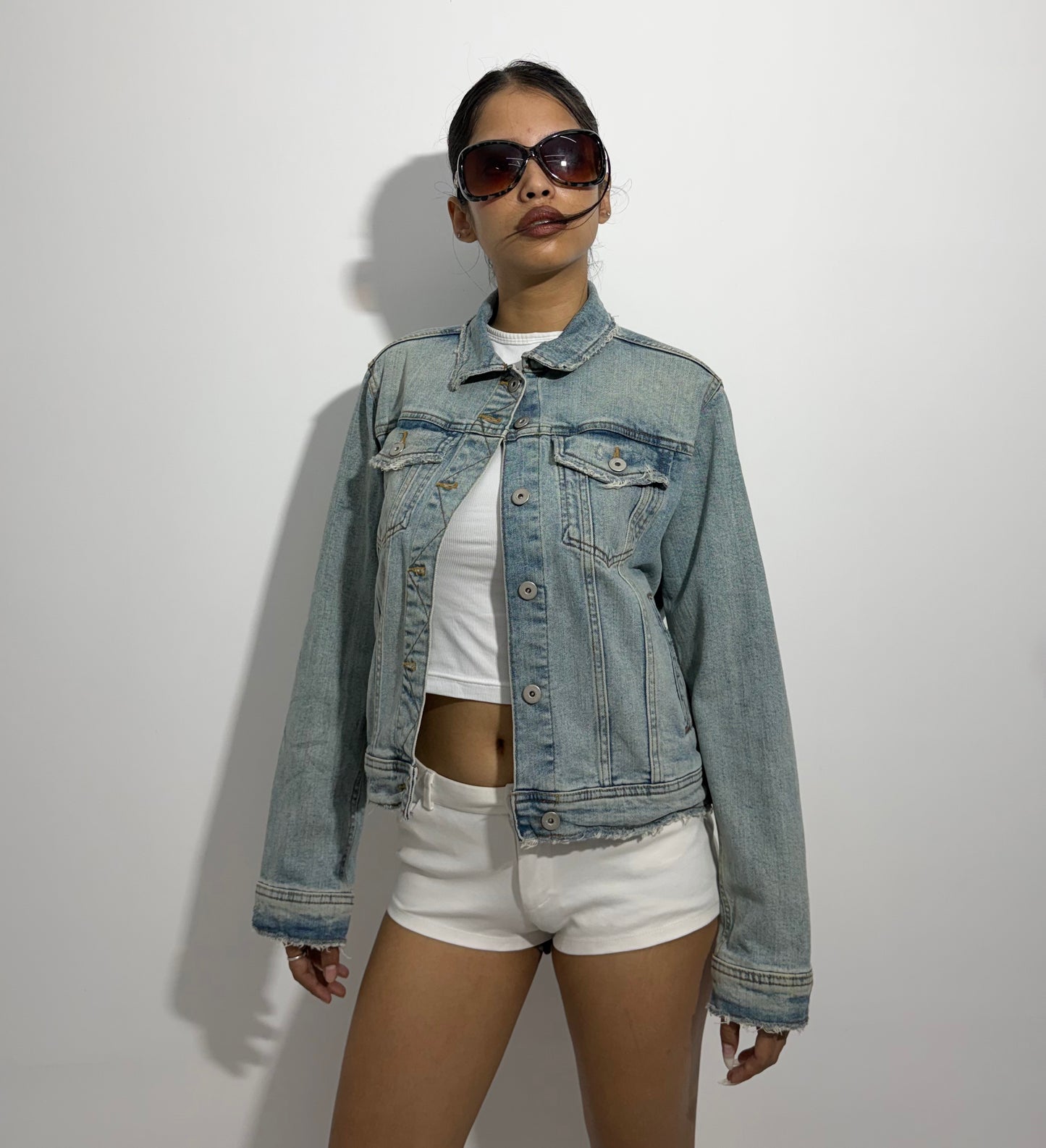 Women's Jacket Light Wash Classic Denim