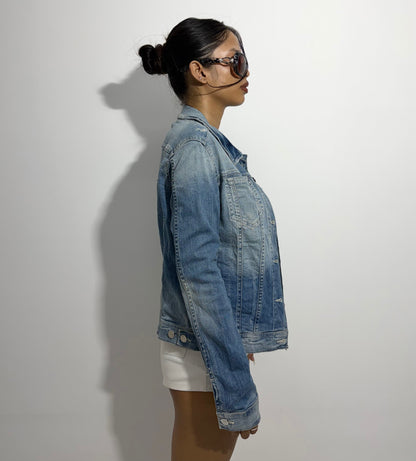 Women's Jacket Classic Light Wash Denim