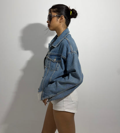 Women's Jacket  classic blue denim