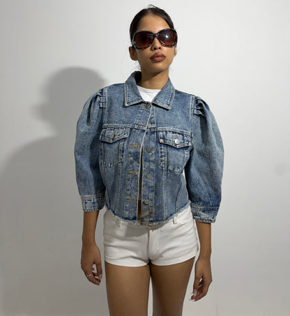 Women's Jacket puff sleeves