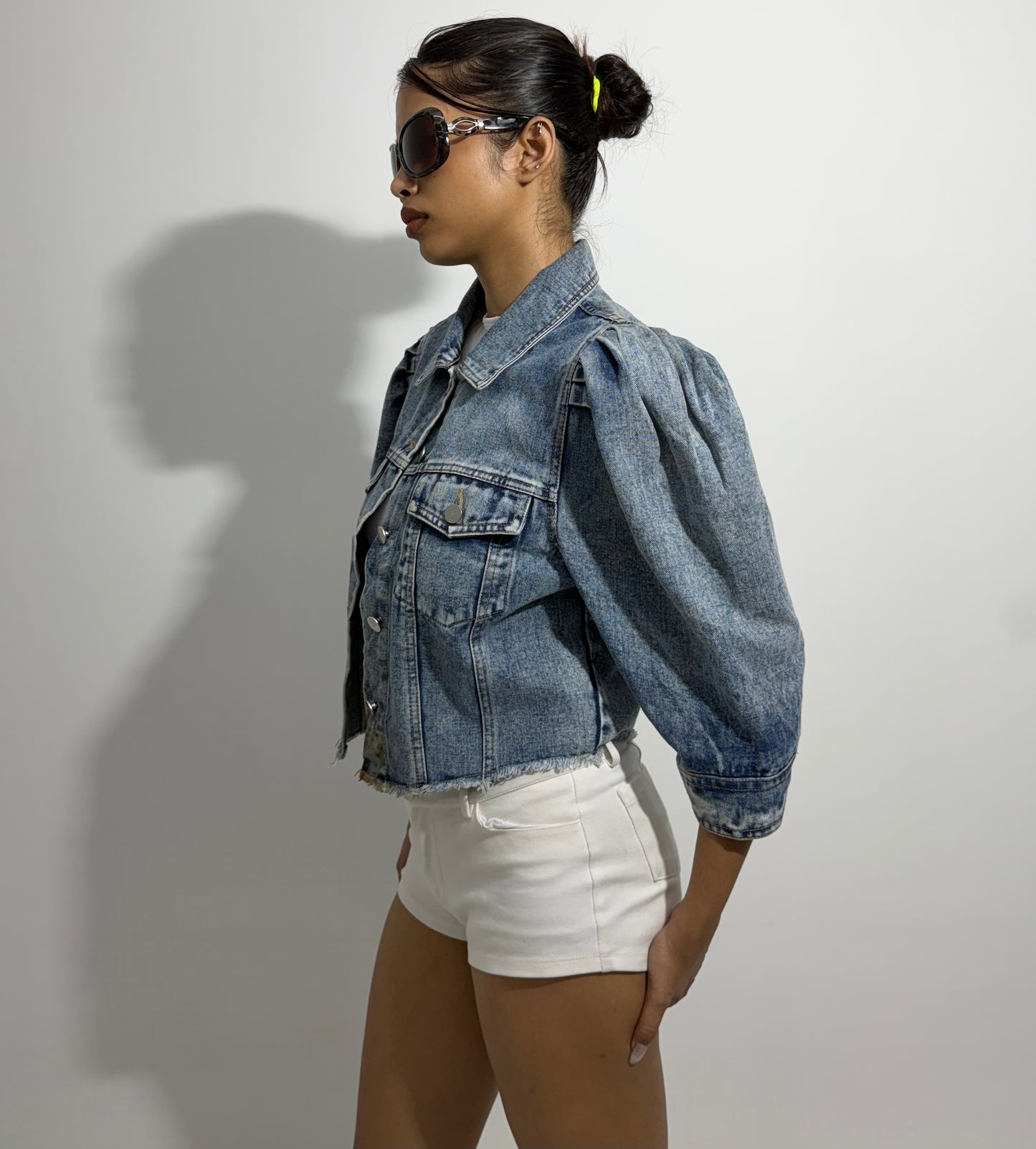 Women's Jacket puff sleeves