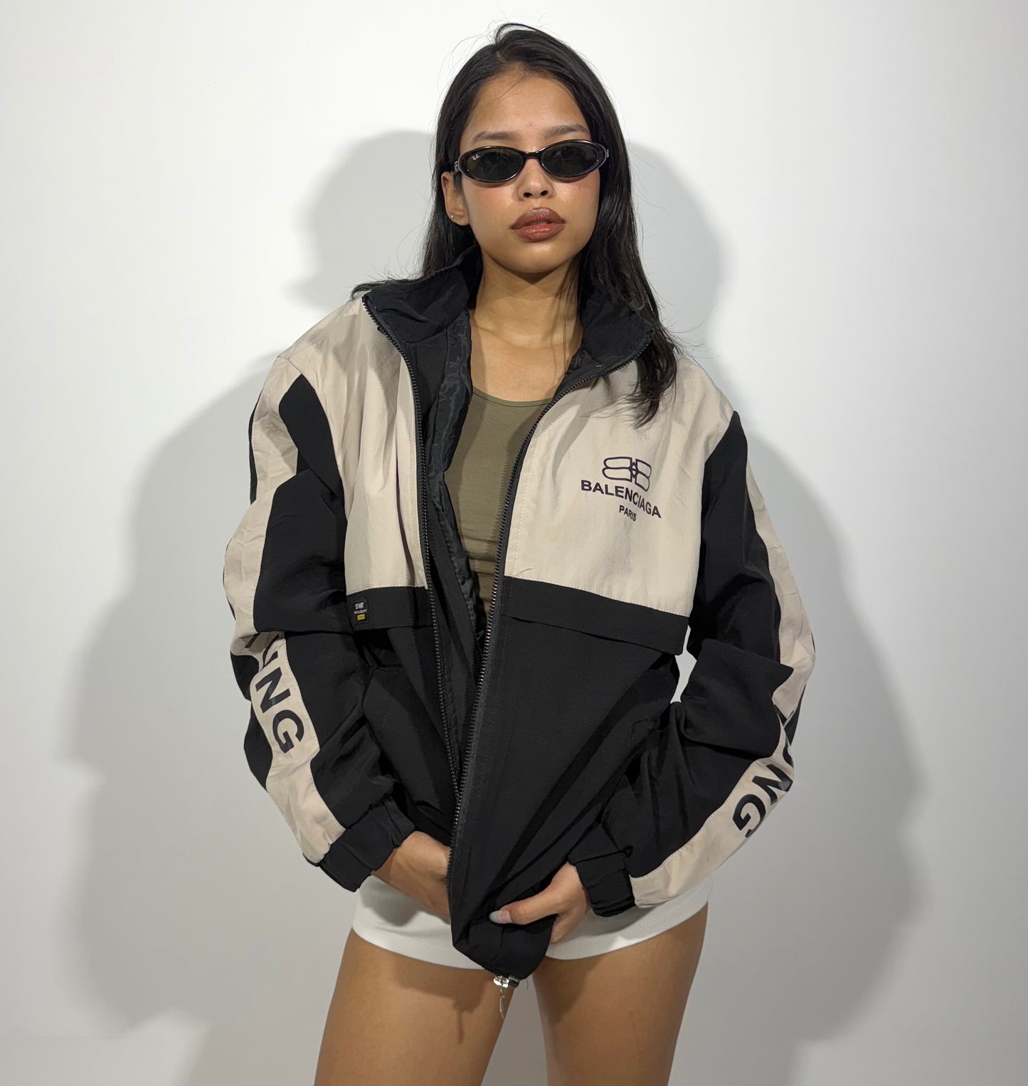 Unisex Jacket Branded Colorblock Windbreaker Jacket