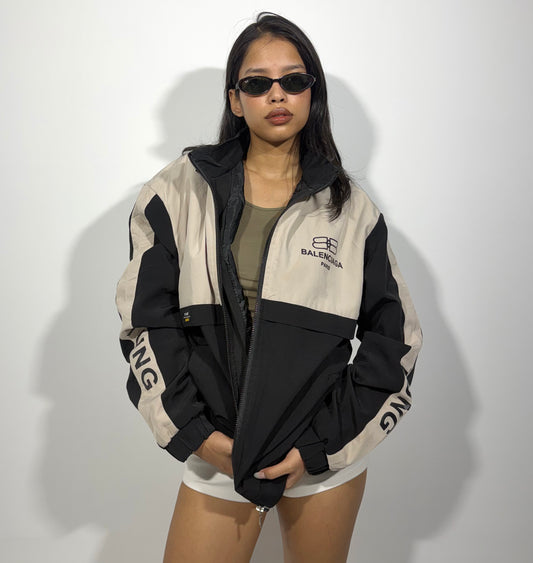 Unisex Jacket Branded Colorblock Windbreaker Jacket
