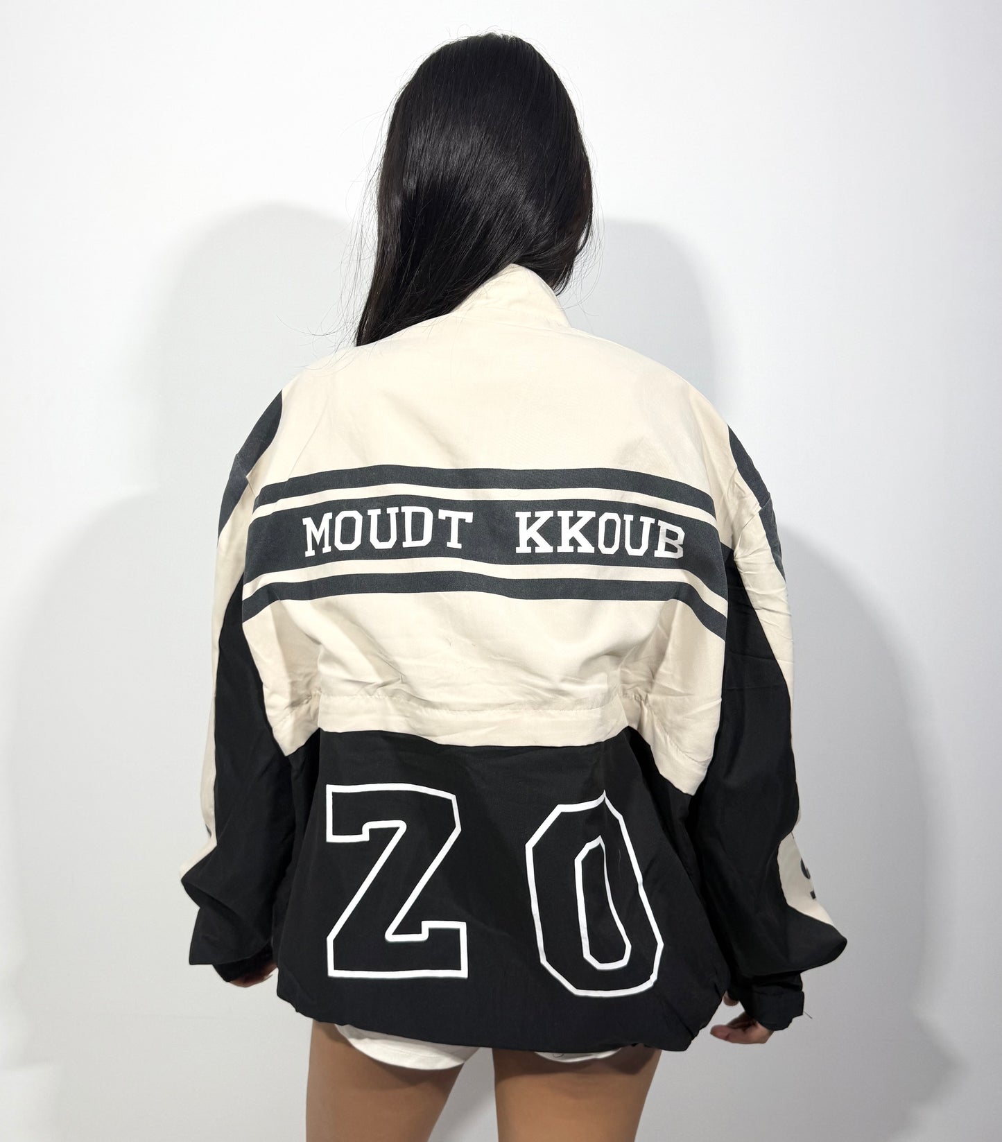 Women's Jacket Racing Graphic Snap-Button
