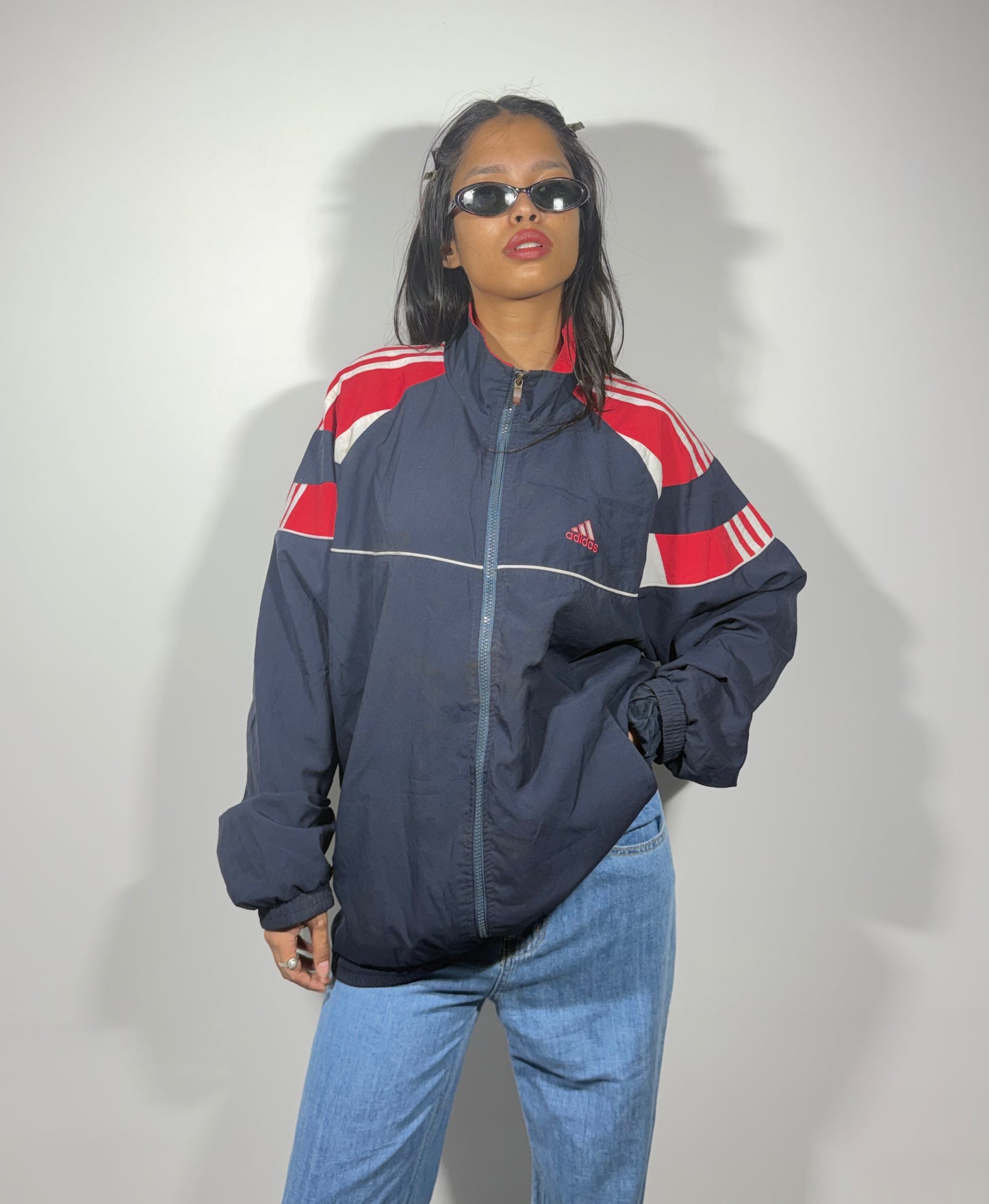 Women's JacketTurbo Blue and Red Track