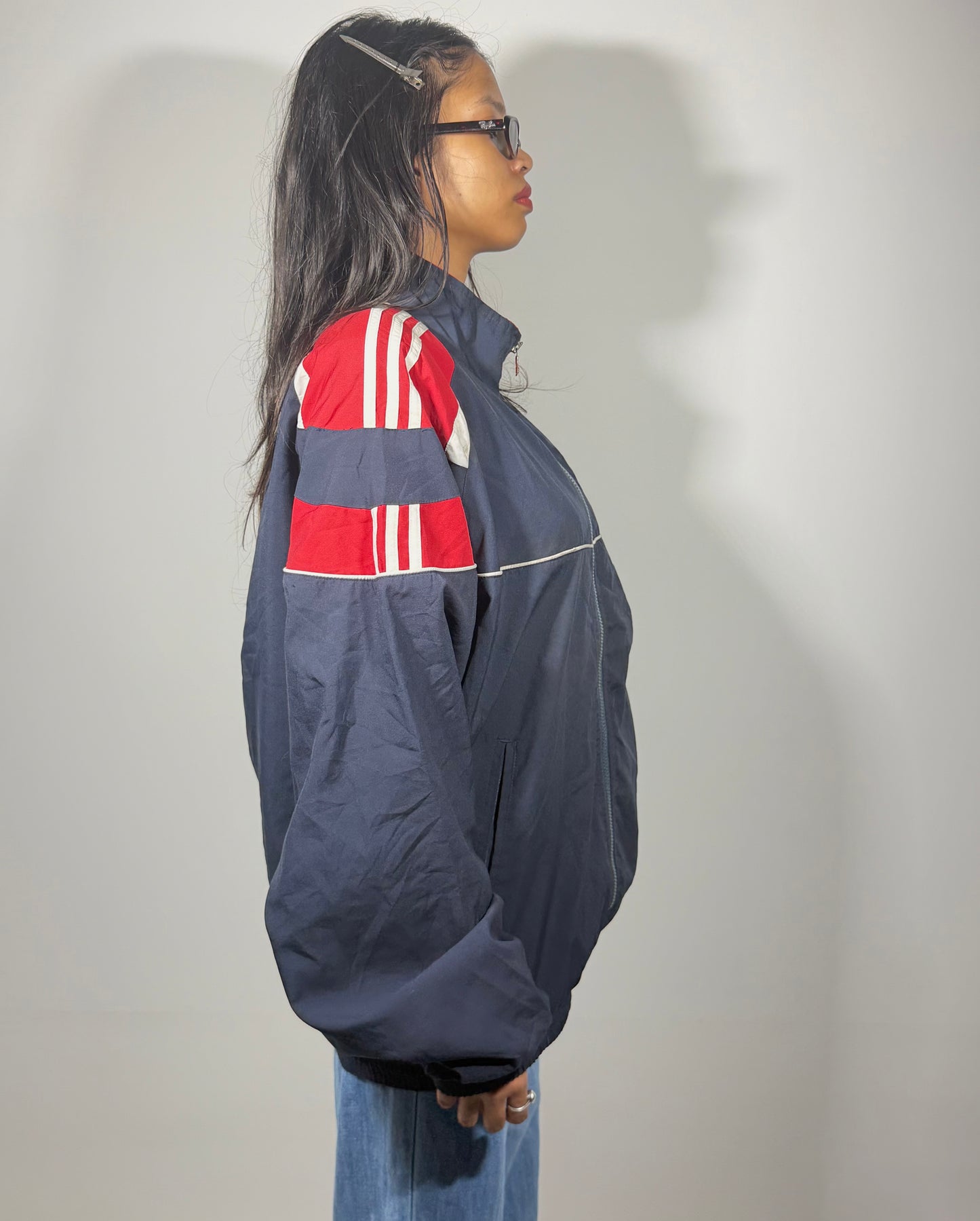 Women's JacketTurbo Blue and Red Track