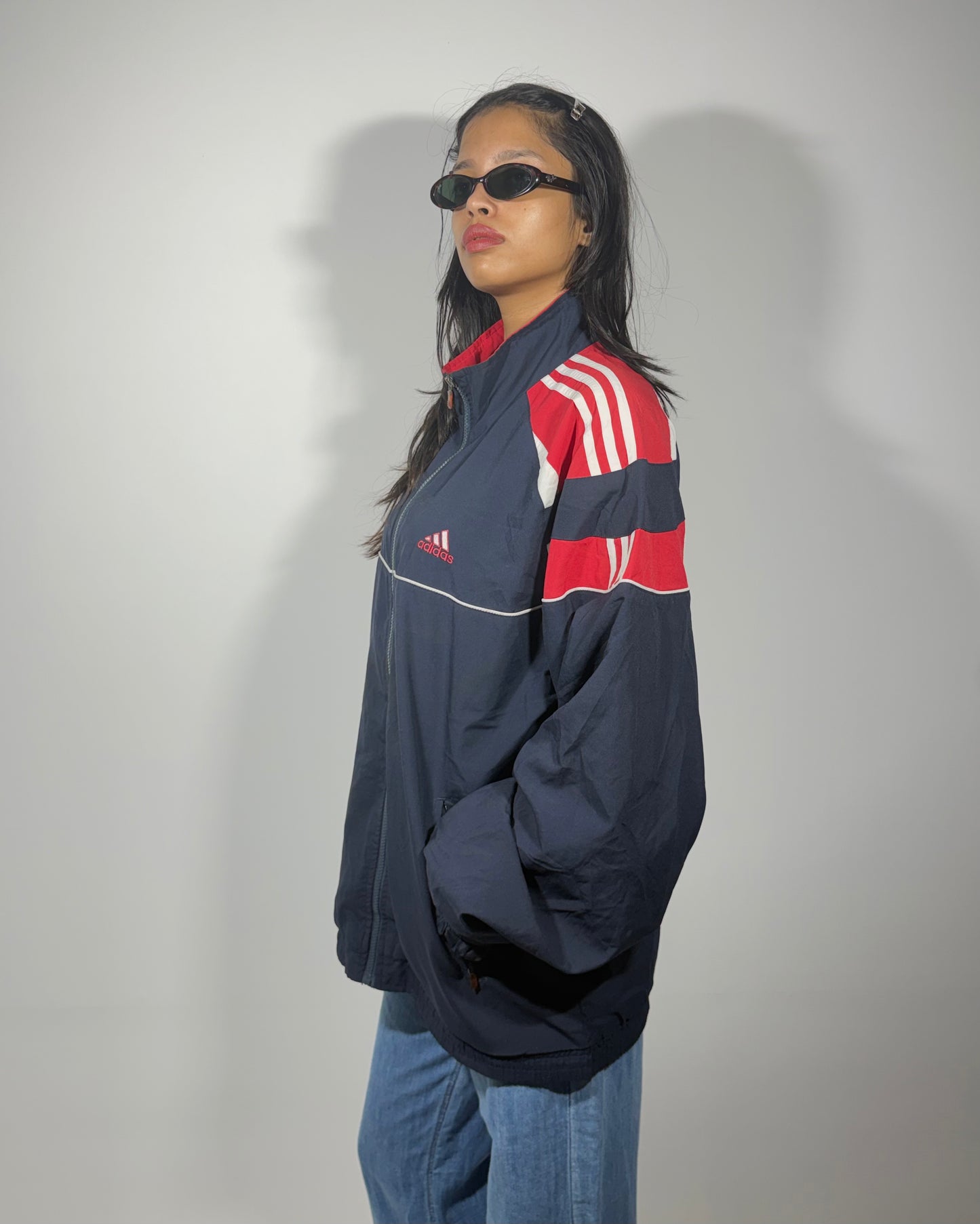 Women's JacketTurbo Blue and Red Track