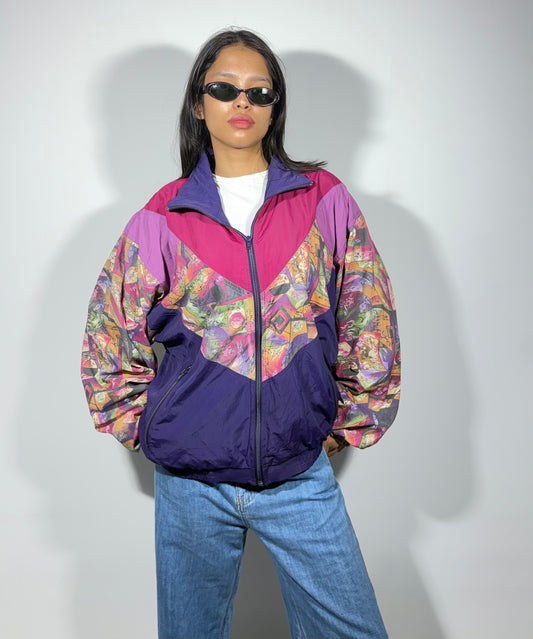 Women's Jacket Indie Print Windbreaker