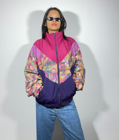 Women's Jacket Indie Print Windbreaker