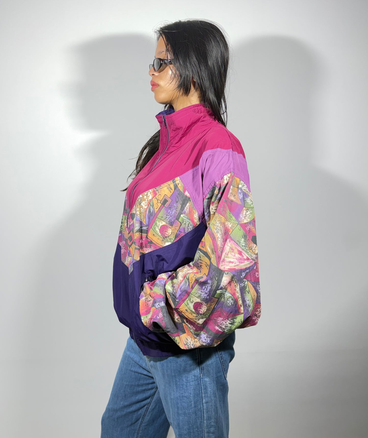Women's Jacket Indie Print Windbreaker