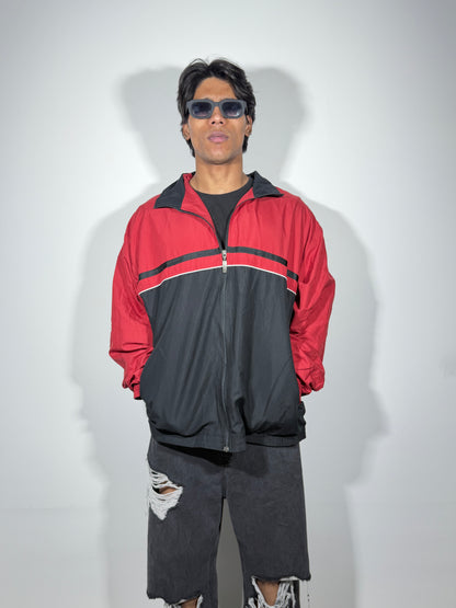 Men's Jacket Red Black
