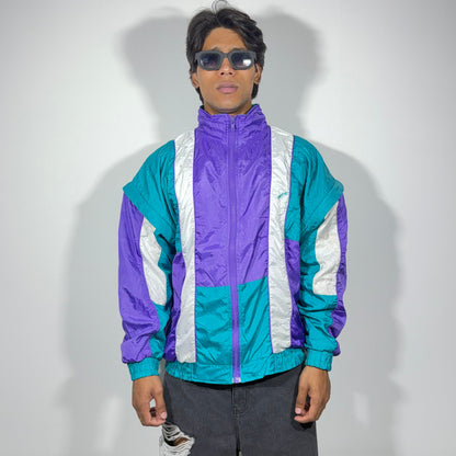 90s Retro Colorblock Track Men's Jacket