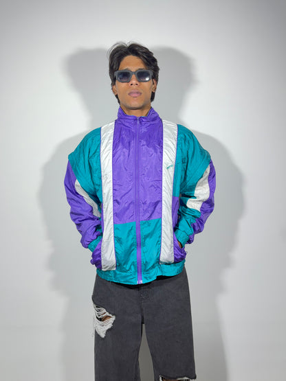 90s Retro Colorblock Track Men's Jacket