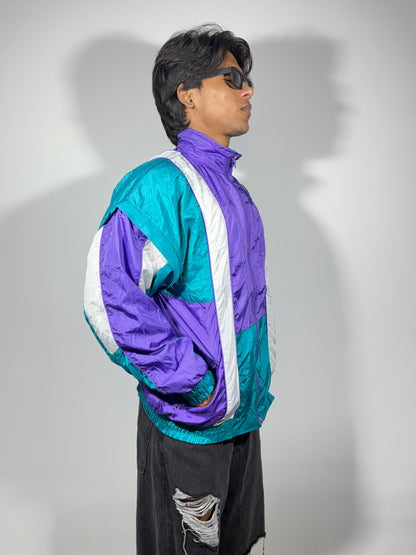90s Retro Colorblock Track Men's Jacket
