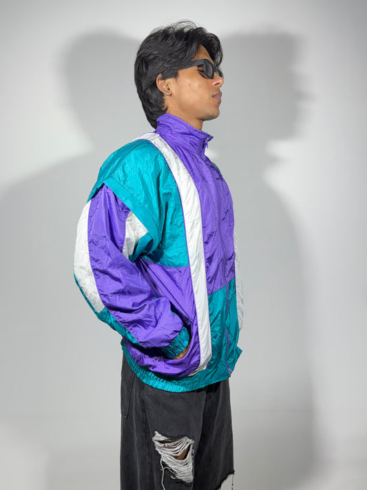 90s Retro Colorblock Track Men's Jacket